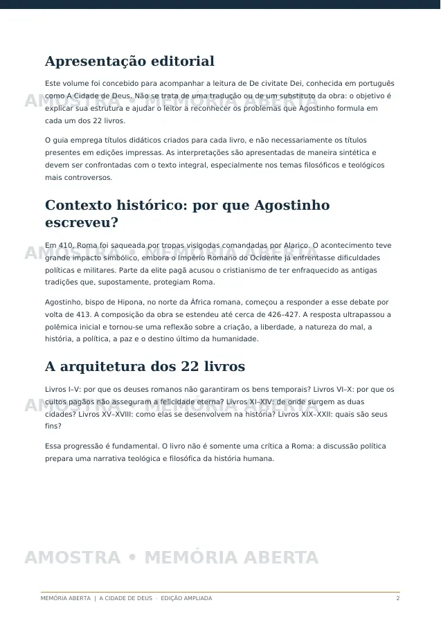 Página real do guia: apresentação editorial e contexto histórico